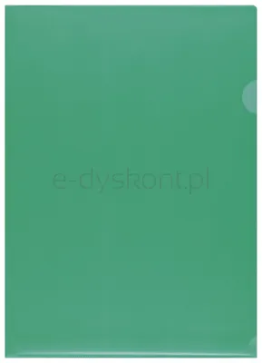 Obwoluta Q-Connect Typu L, Pp, A4, Groszkowa, 120Mikr., 100Szt., Zielona
