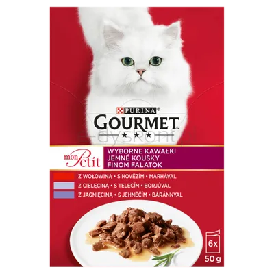 Gourmet Karma Dla Kota Mon Petit Mix Mięsny (6X50G)