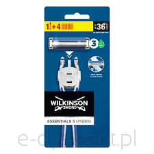 Wilkinson Sword Essentials 3 Hybrid Rączka + 4 Wkłady