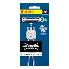 Wilkinson Sword Essentials 3 Hybrid Rączka + 4 Wkłady