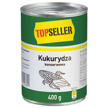 Topseller Kukurydza Konserwowa 400G