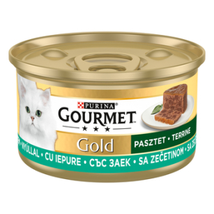 GOURMET GOLD - Pasztet z kawałkami królika 85g