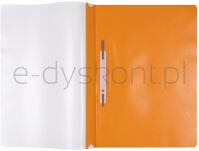 Office Products Skoroszyt, Pp, A4, Miękki, 100/170Mikr., Wpinany, Pomarańczowy - 2