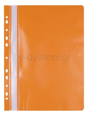 Office Products Skoroszyt, Pp, A4, Miękki, 100/170Mikr., Wpinany, Pomarańczowy