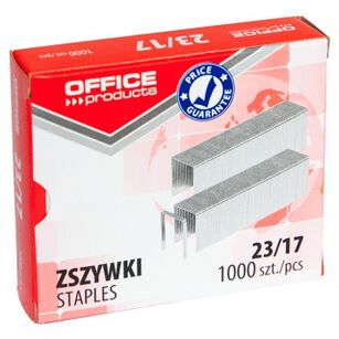 Zszywki Office Products, 23/17, 1000Szt.