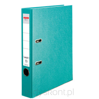 Segregator Herlitz A4 5,5 cm turkusowy Q.file