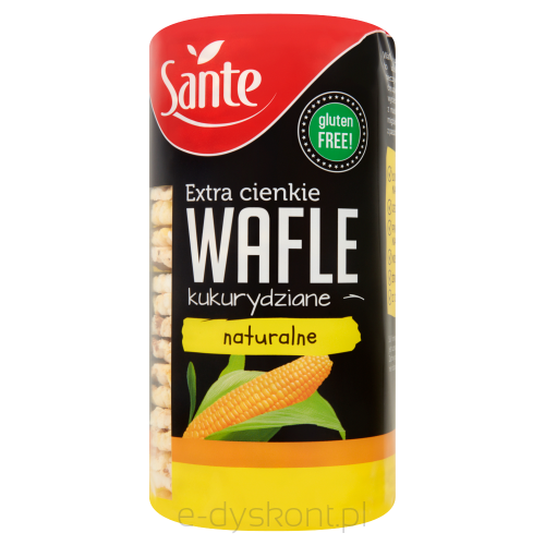 Sante Extra Cienkie Wafle Kukurydziane 120g 