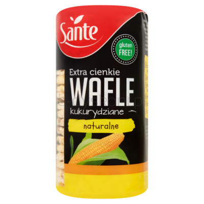 Sante Extra Cienkie Wafle Kukurydziane 120g