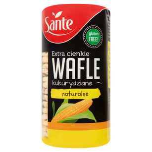 Sante Extra Cienkie Wafle Kukurydziane 120g 