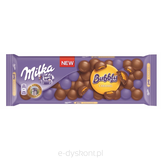 Milka Bubbly Caramel 250G