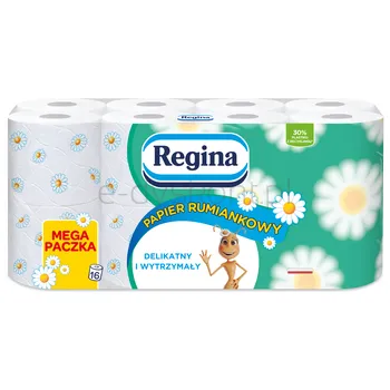 Papier toaletowy Regina Papier Rumiankowy 16 rolek