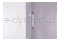 Office Products Skoroszyt, PP, A4, 2 otwory, 100/170mikr., wpinany, szary  - 2