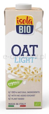 Isola Bio Napój Owsiany Light Bio 1 L