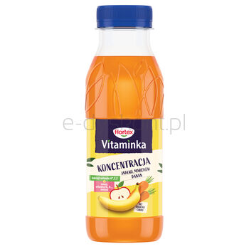 Hortex Vitaminka jabłko, marchew, banan Sok butelka aPet 300 ml  SK