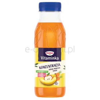 Hortex Vitaminka jabłko, marchew, banan Sok butelka aPet 300 ml  SK