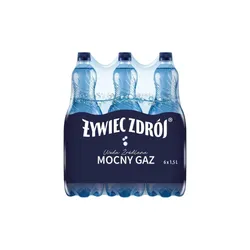 Żywiec Zdrój Mocny Gaz 1500 ml (w tym +0,50 zł/szt. zwrotnej kaucji)