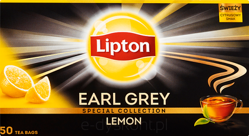 Lipton Herbata Earl Grey Lemon 50Tb 25G