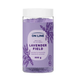 ON LINE Sól do kąpieli Lavender Field 800g