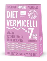 Diet Food Makaron Konjac Vermicelli  Shirataki Bezgl. Bio 300 G