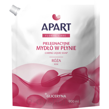 Apart Floral Care Pielęgnacyjne Mydło W Płynie 900Ml Refill Róża