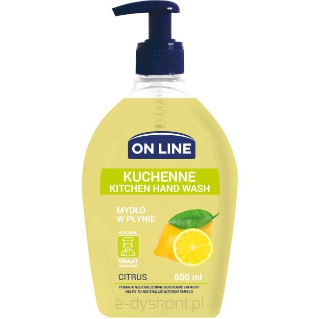 On Line Mydło Kuchenne Citrus 500 Ml Dozownik