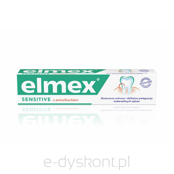 Elmex Pasta Do Zębów Sensitive Z Aminofluorkiem 75 Ml