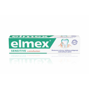 Elmex Pasta Do Zębów Sensitive Z Aminofluorkiem 75 Ml