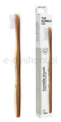 The Humble Szczoteczka Do Zębów, Bambusowa Soft Biała 19Cm