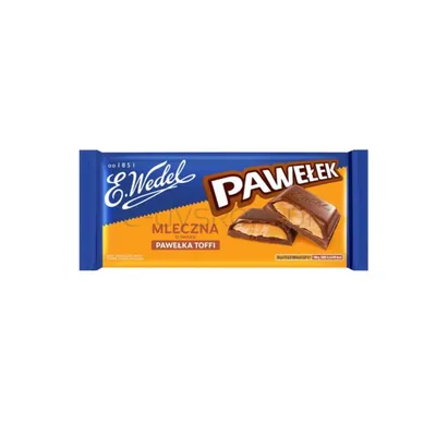 E.Wedel Czekolada Mleczna O Smaku Pawełka Toffi 100G