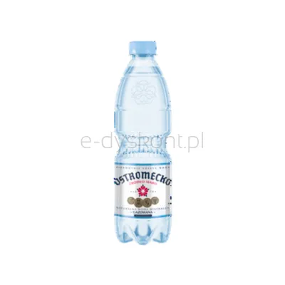 Woda Ostromecko gazowana niskosodowa butelka 0,5 l PET <br>(Paleta 1296 szt.)