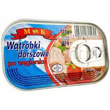 Mk Wątróbki Dorszowe Po Węgiersku 115G