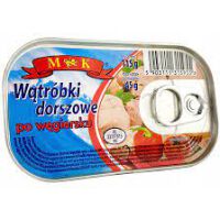 *Mk Wątróbki Dorszowe Po Węgiersku 115G