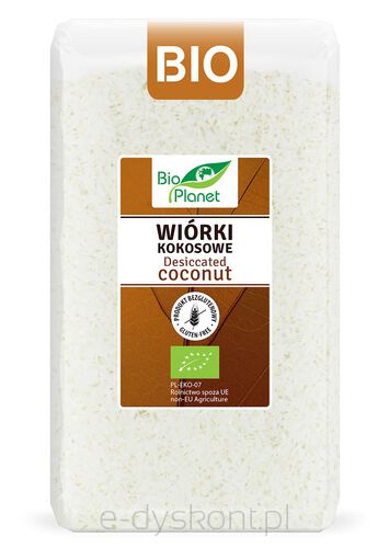 Wiórki Kokosowe Bezglutenowe Bio 500 G - Bio Planet [BIO]