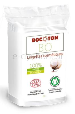 Bocoton Płatki Kosmetyczne, Kwadratowe 40Szt Bio