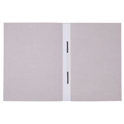 Skoroszyt OFFICE PRODUCTS Budget, karton, z listwą, nadruk, A4, 250gsm, biały