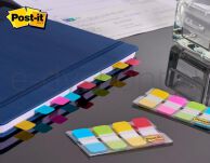 Post-It Zakładki Indeksujące Do Archiwizacji (676-Aypv), Pp, Silne, 15,8X38,1Mm, 4X10 Szt., Mix Kolorów  - 4