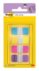 Post-It Zakładki Indeksujące Do Archiwizacji (676-Aypv), Pp, Silne, 15,8X38,1Mm, 4X10 Szt., Mix Kolorów 