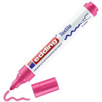 Edding Marker tekstylny e-4500 2-3 mm, różowy neonowy [BIURO]