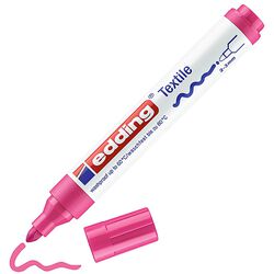 Edding Marker tekstylny e-4500 2-3 mm, różowy neonowy [BIURO]