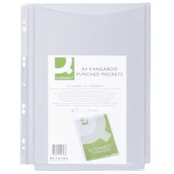 Q-Connect Koszulki na katalogi PVC, A4, krystal, 150mikr., 5szt.