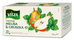 Vitax Herbata Inspirations Melisa I Gruszka 20 torebek