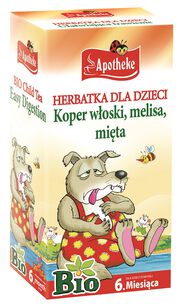 Herbatka Dla Dzieci - Koper Włoski, Melisa I Mięta Po 6 Miesiącu Bio (20 X 1,5 G) 30 G - Apotheke [BIO]