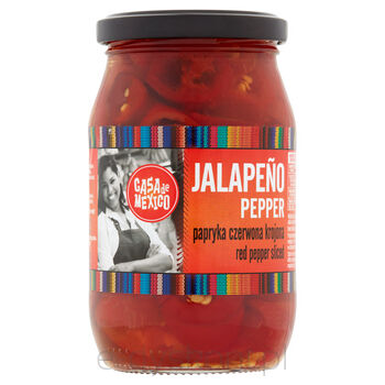 Casa De Mexico Papryka Jalapeno Czerwona Krojona 340 G