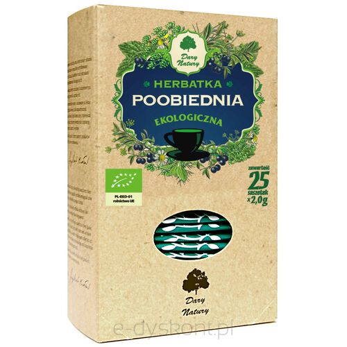 Herbatka Poobiednia Bio (25 X 2 G) 50 G - Dary Natury [BIO]