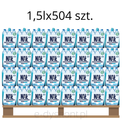 Nałęczowianka Woda Mineralna Niegazowana 1,5L <br>(Paleta 504 szt.)