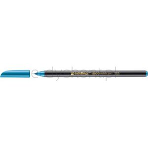 Edding Pisak z cienką końcówką e-12001-3mm, metaliczny niebieski