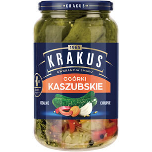 Krakus Ogórki Konserwowe Kaszubskie 870 G