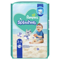 Pampers Splashers, Rozmiar 3-4, 12Jednorazowych Pieluch Do Pływania