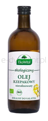 Olej Rzepakowy Tłoczony Na Zimno Bio 1 L