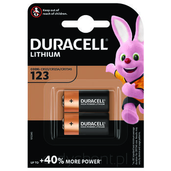 Duracell Baterie Litowe High Power 123 3V 2Szt.